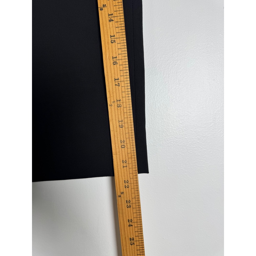 Professional Calvin Klein Womens 14P Pencil Skirt Blk Stretch Career Knee Length - Picture 7 of 12